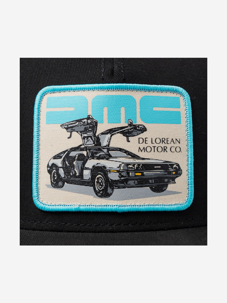 Бейсболка с сеточкой AMERICAN NEEDLE 22005A-DMC De Lorean Mc Twill Valin Patch (черный)