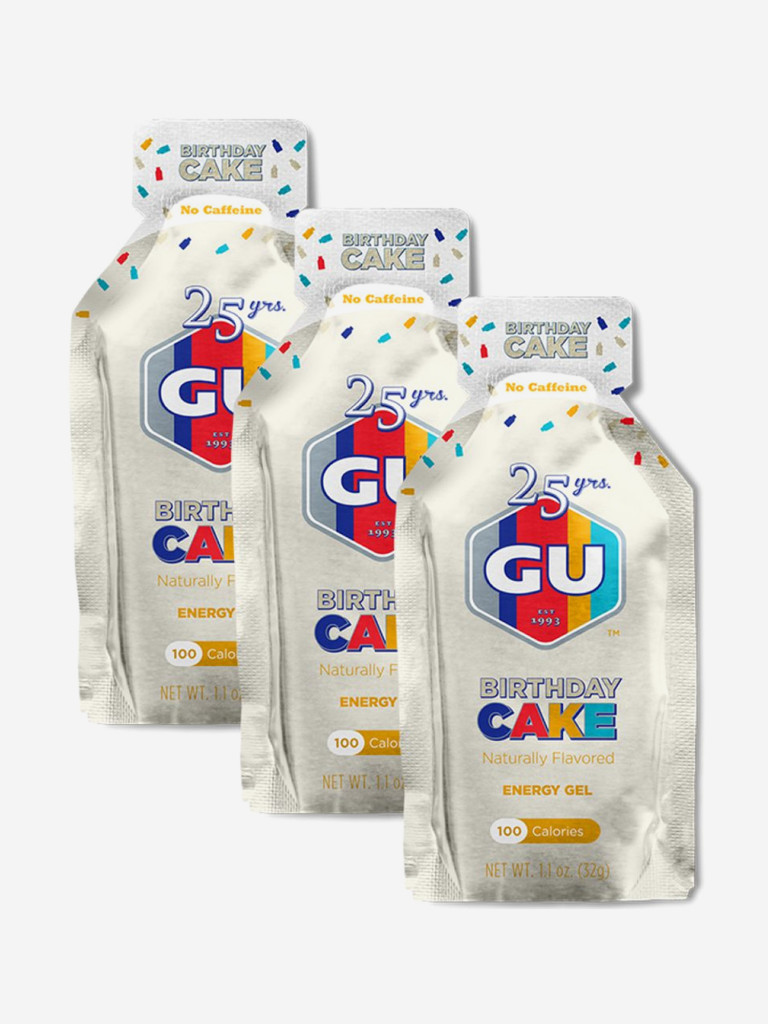 Энергетический гель GU (без кофеина) Праздничный торт 3 x 32 г