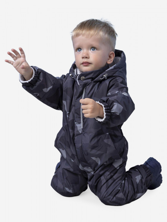 Кобинезон детский batik Брауни принт серый монохром