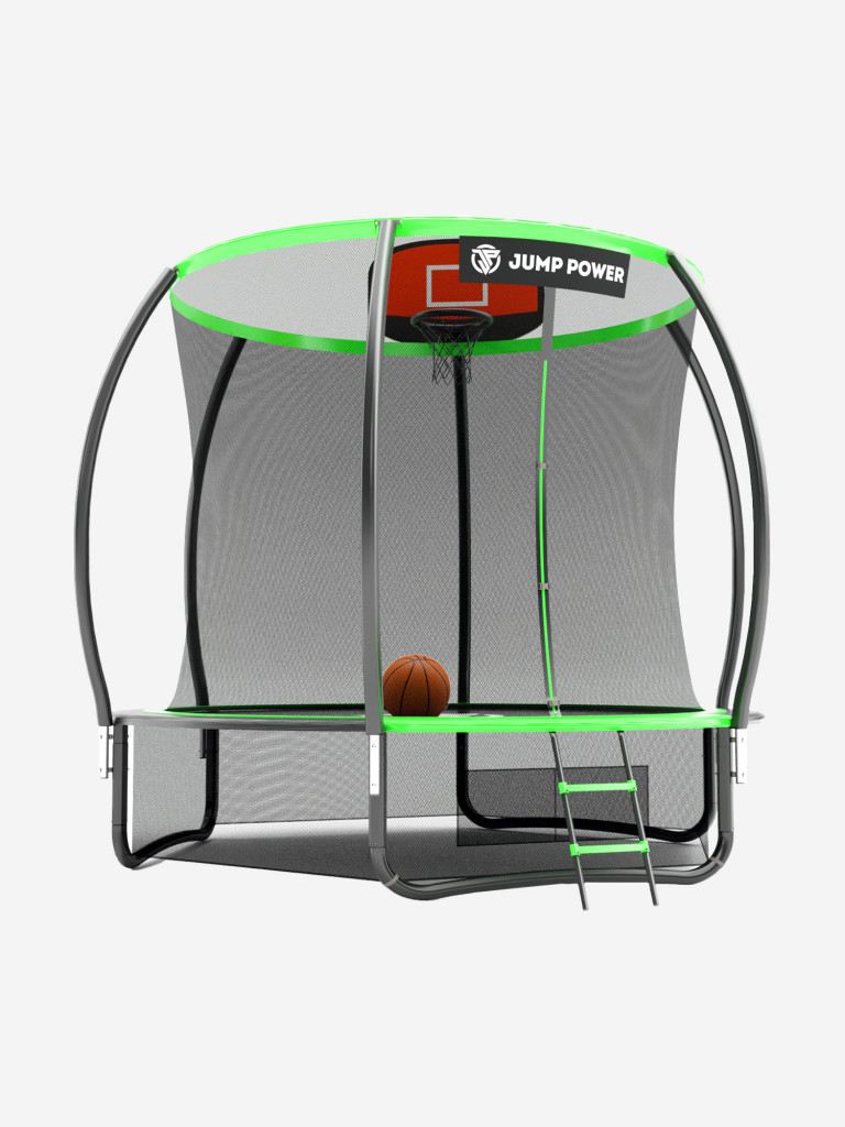 Каркасный батут Jump Power 8 ft Pro Inside Basket Green