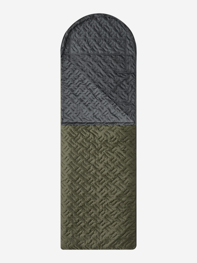 Спальный мешок Фрегат туристический с капюшоном 85 см х 230 см, зеленый (200 г/м2)