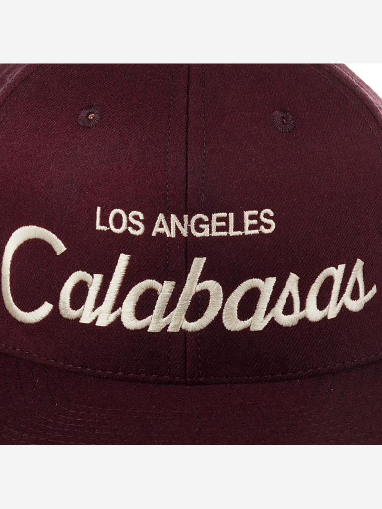 Бейсболка с прямым козырьком HOOD 100-MWL001-CA017-MN Calabasas, CA