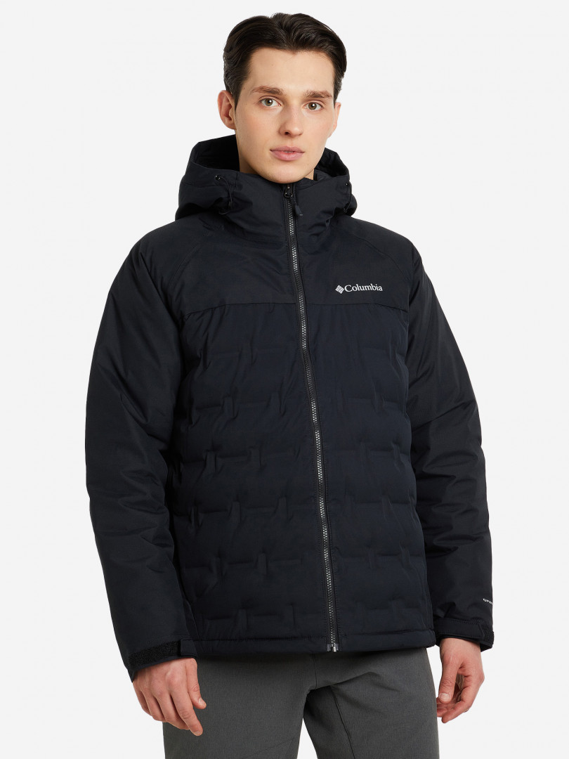 фото Пуховик мужской columbia grand trek ii down hooded jacket, черный