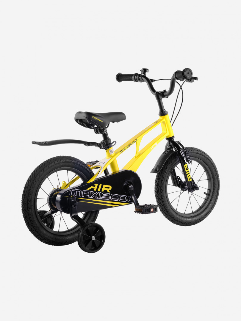 Велосипед для мальчиков Maxiscoo Air Standard Plus 14 Желтый