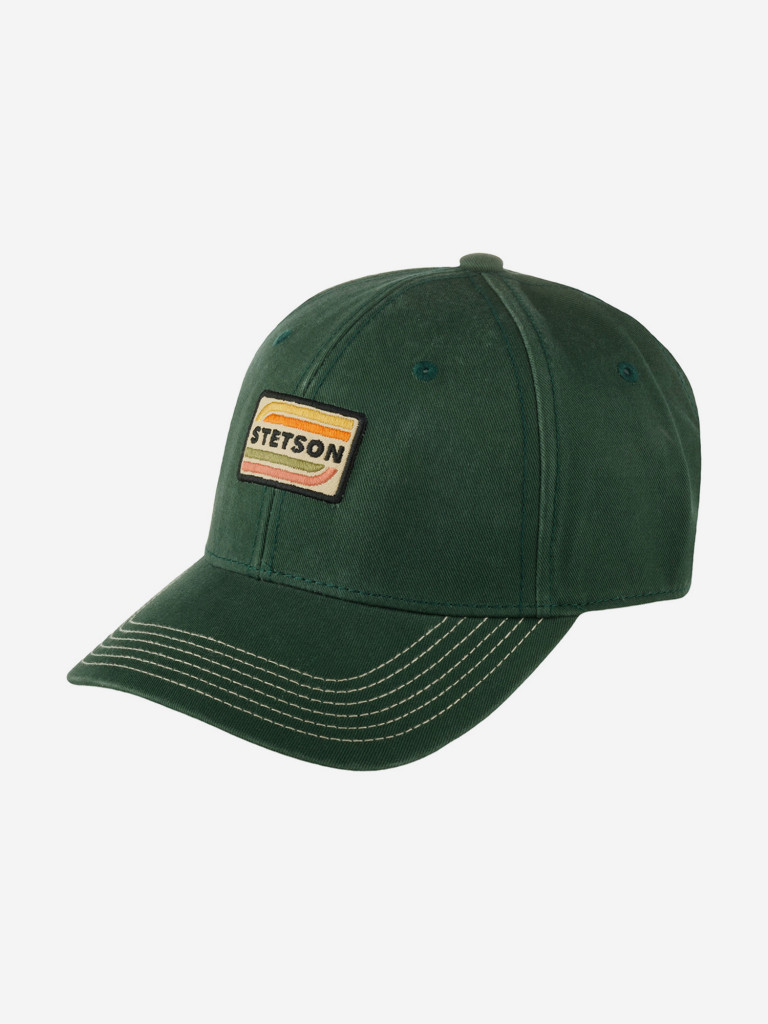 Бейсболка STETSON 7721110 BASEBALL CAP COTTON (зеленый)