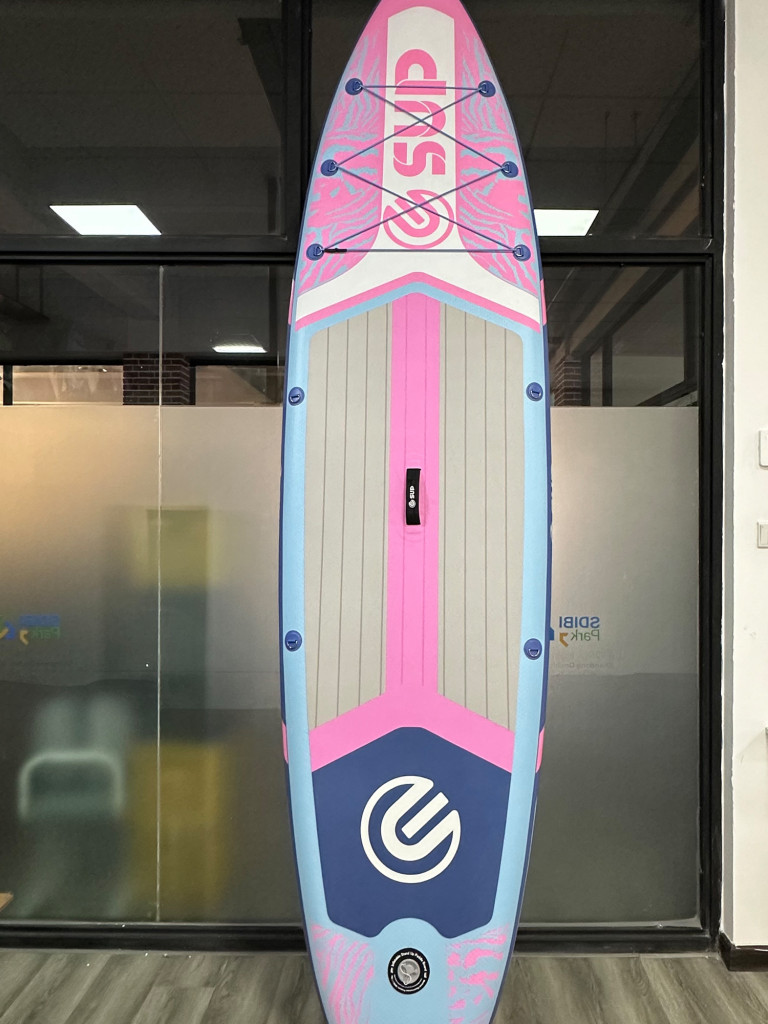 Надувная SUP-доска E-SUP GERANIUM PINK, 11' 335*84*15 см сапборд