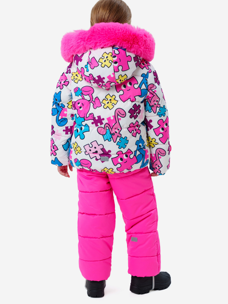 Комплект зимний для девочек: куртка, полукомбинезон PlayToday