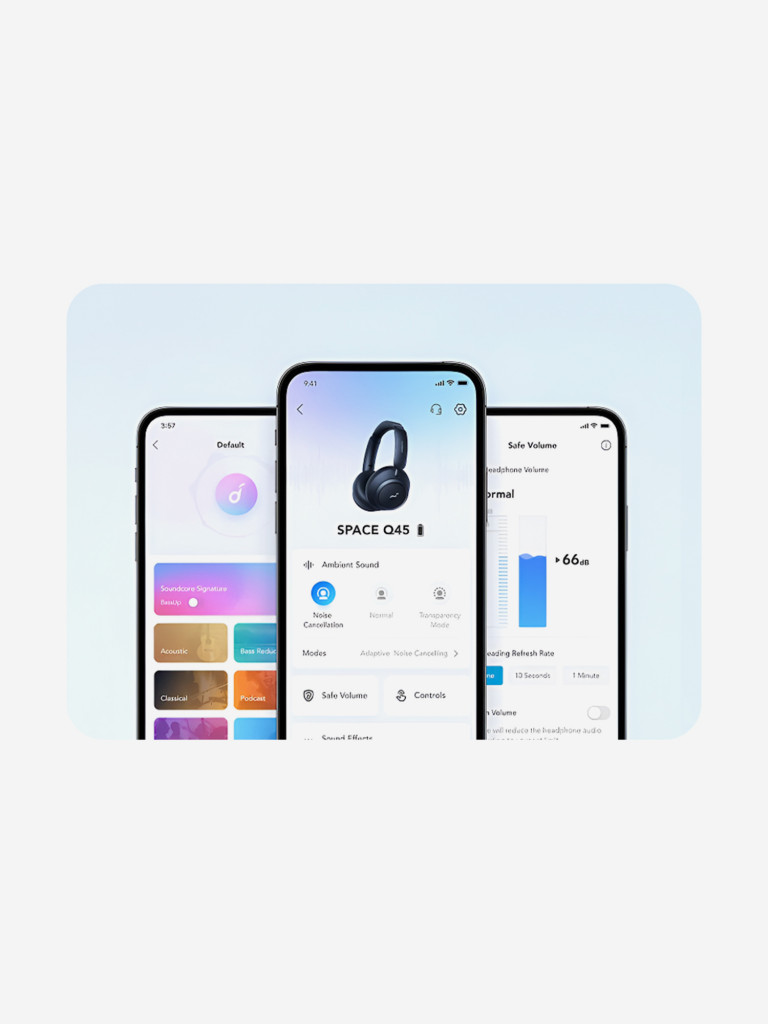 Беспроводные наушники ANKER Soundcore Q45, синие