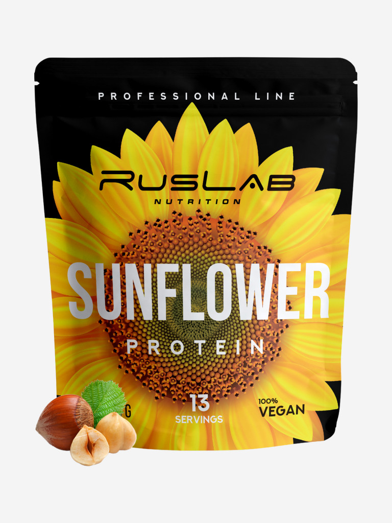 Протеин подсолнечника RusLab SUNFLOWER лесной орех