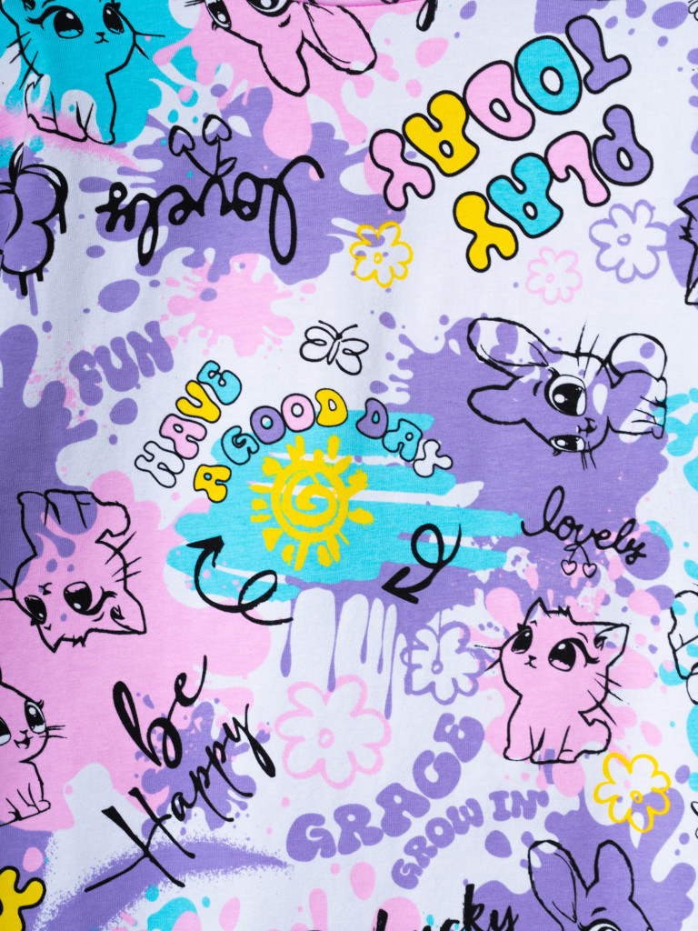 Футболка для девочки PlayToday