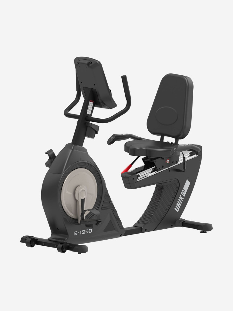 Горизонтальный велотренажер UNIX Fit B-1250 Pro (7" LCD)
