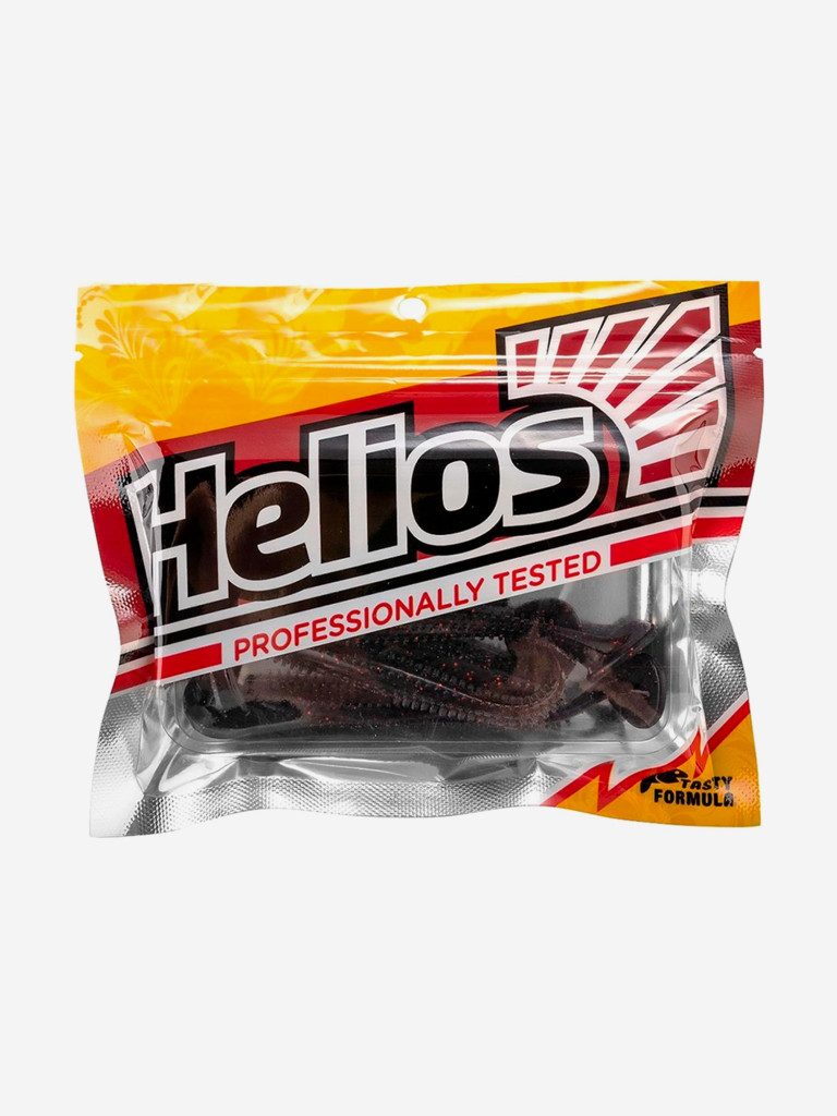 Мягкая приманка Helios Shaggy, 3,35" / 8,5 см, Dark Star, 5 штук (HS-16-047)