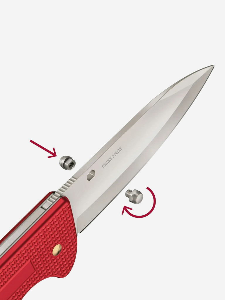 Складной нож Victorinox Evoke Alox, красный, 0.9415.d20