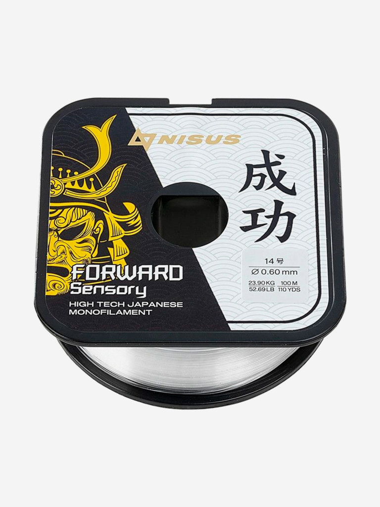 Леска для рыбалки Nisus FORWARD Sensory Nylon 0,600мм, 100м, 23,9кг, прозрачный