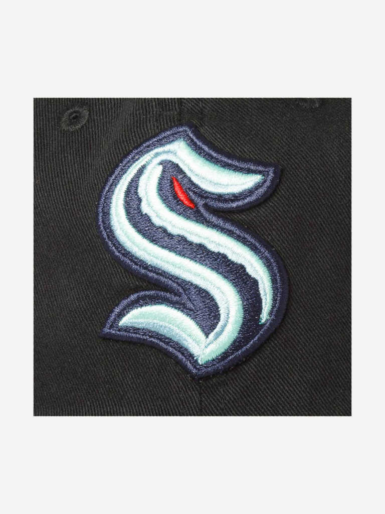 Бейсболка AMERICAN NEEDLE 40742A-SEK Seattle Kraken Blue Line NHL (черный)