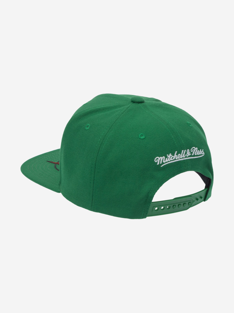Бейсболка с прямым козырьком MITCHELL NESS HS9761-BCEGREN Boston Celtics NBA