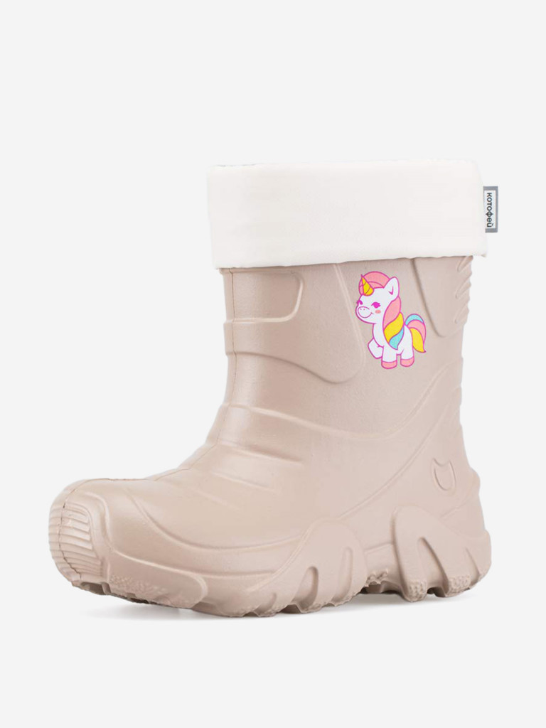 Резиновые сапоги для девочки Котофей