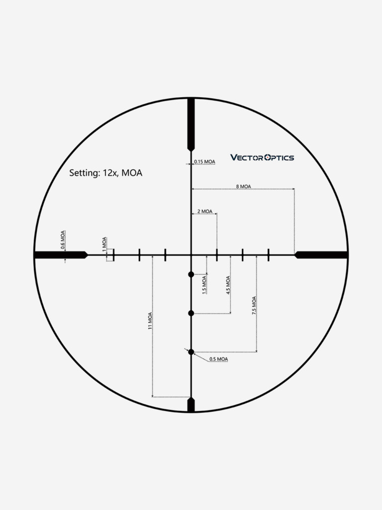 Прицел оптический Vector Optics Matiz 4-12x, без подсветки