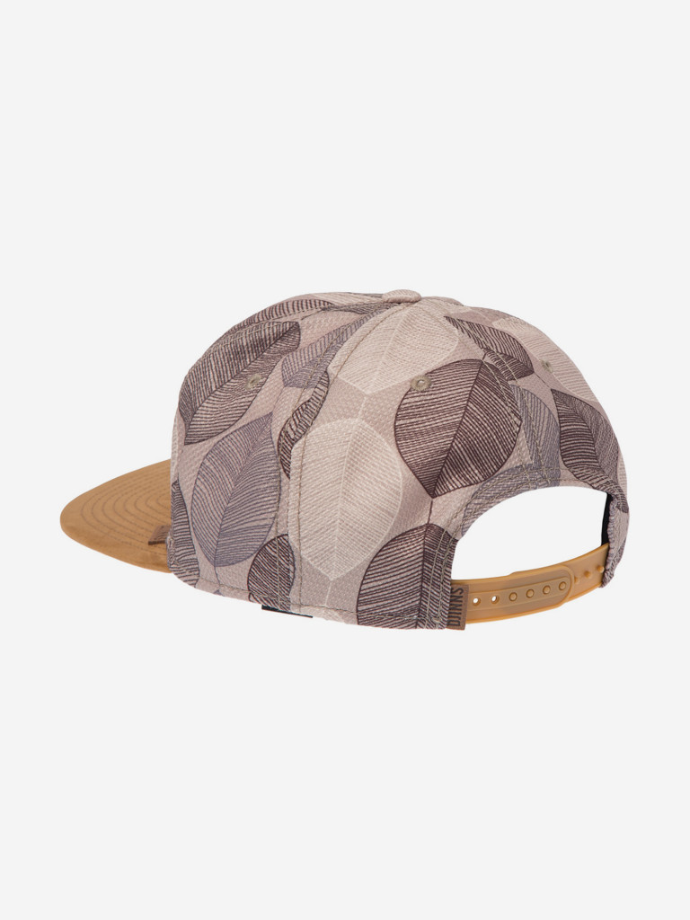 Бейсболка с прямым козырьком DJINNS 6P SB Mod Leaf (коричневый)