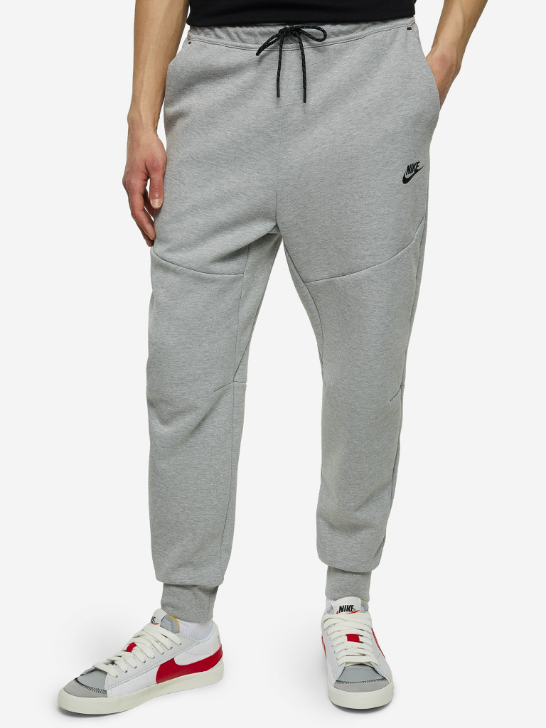 Брюки мужские Nike Sportswear Club Fleece серый цвет — купить за 10359 руб.  со скидкой 30 %, отзывы в интернет-магазине Спортмастер