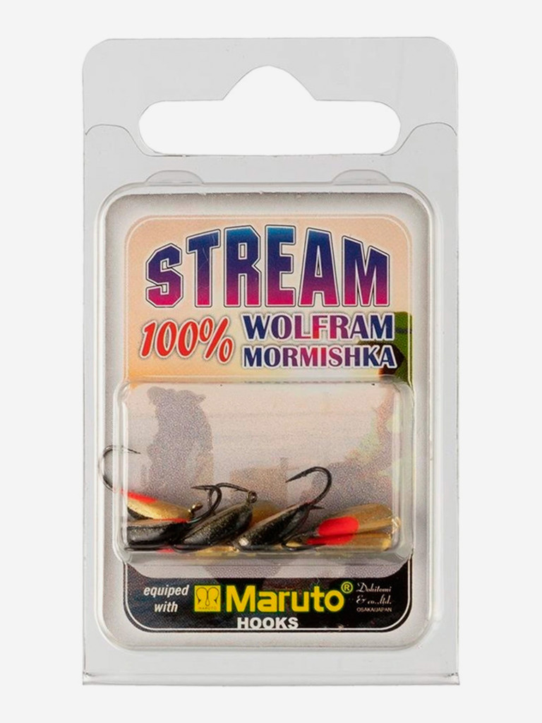 Мормышка Helios вольфрамовая Рижский банан с ушком крашеная 4мм 1,10г 151 (MW-2040-151), 10 штук в упаковке