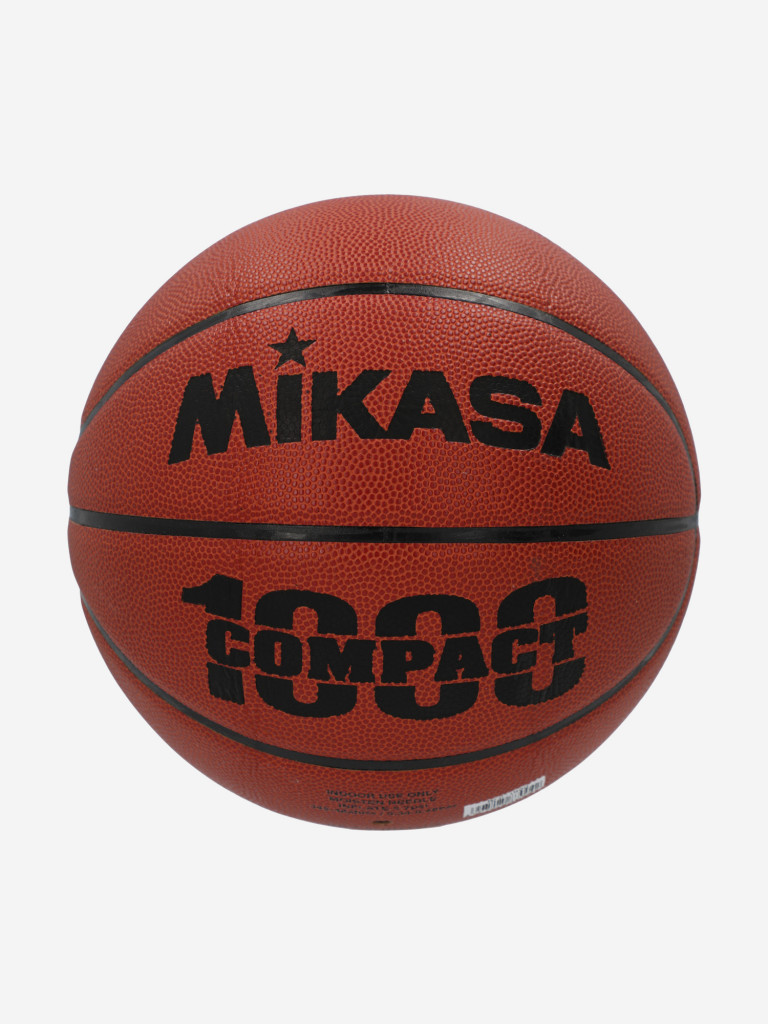 Мяч баскетбольный Mikasa FIBA BQC1000 коричневый цвет — купить за 6999 руб.  со скидкой 30 %, отзывы в интернет-магазине Спортмастер