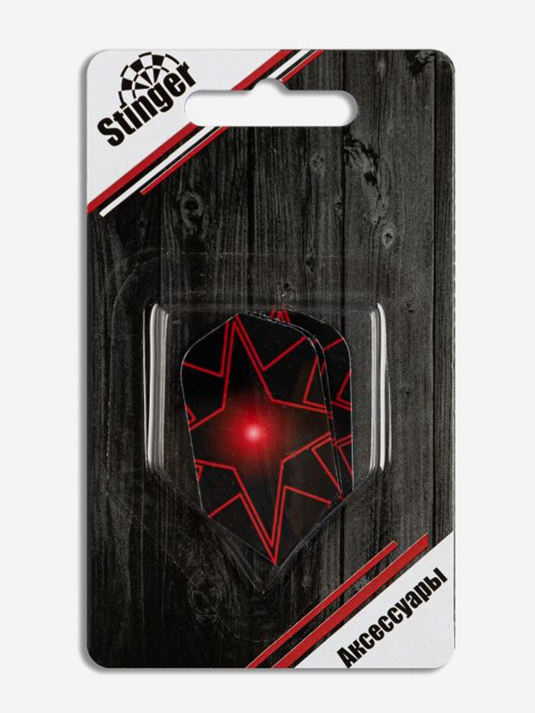 Оперения для дротиков для дартса Stinger, 3шт., материал PET, форма слим
