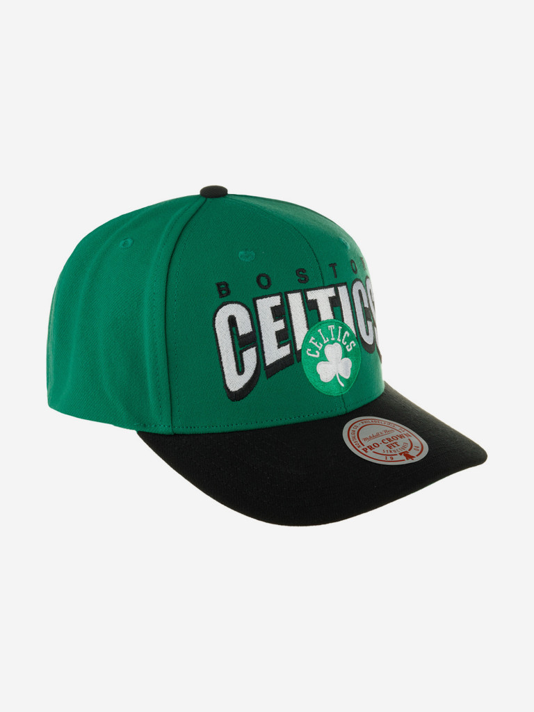 Бейсболка MITCHELL NESS HHSS6638-BCEYYPPPGREN Boston Celtics NBA (зеленый)