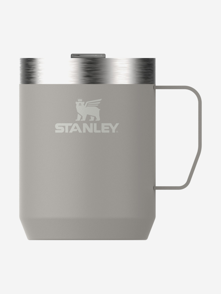 Термокружка Stanley Classic, 230 мл, серая, с ручкой и крышкой