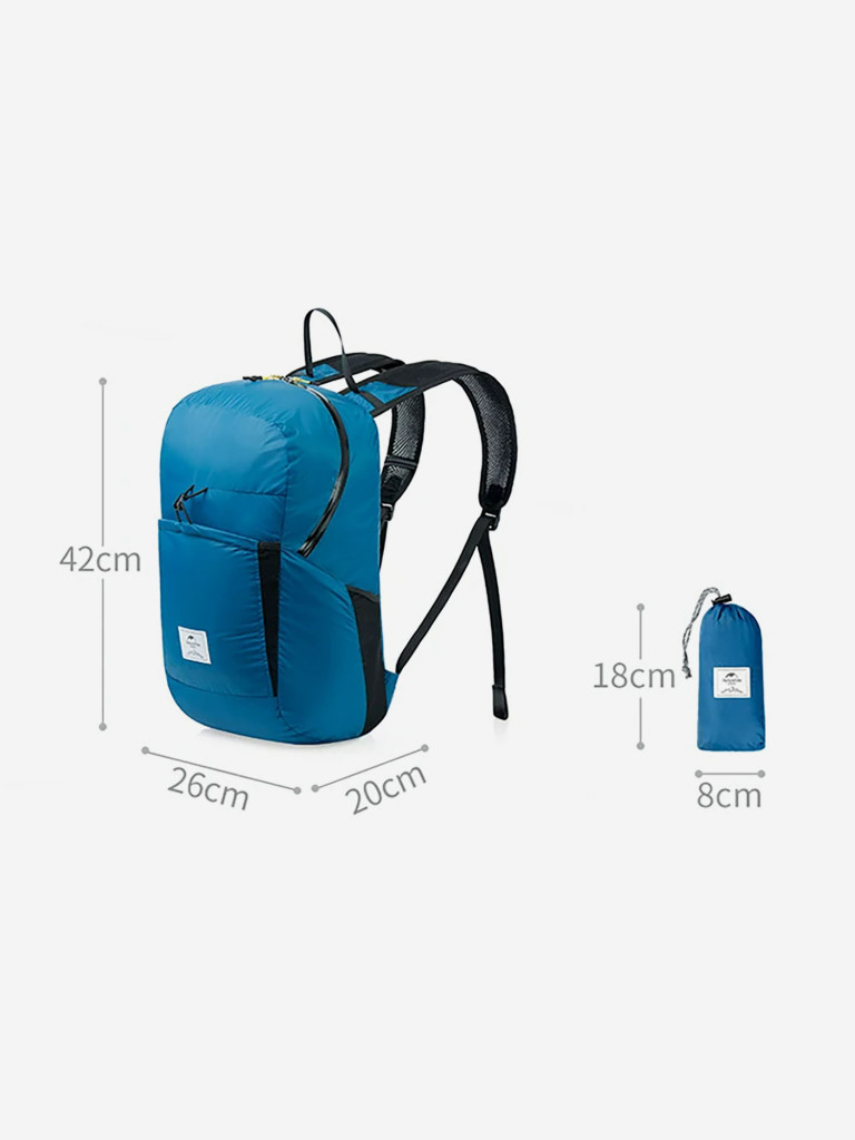 Рюкзак Naturehike 22 л, голубой