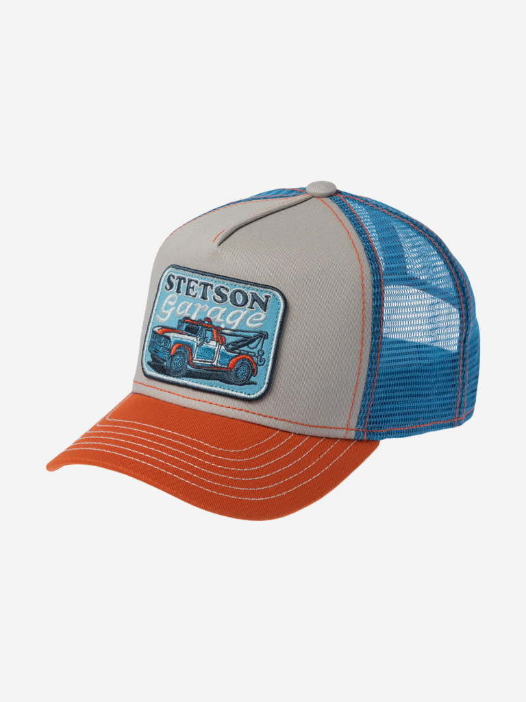 Бейсболка с сеточкой STETSON 7761161K TRUCKER CAP STETSONS GARAGE (оранжевый)