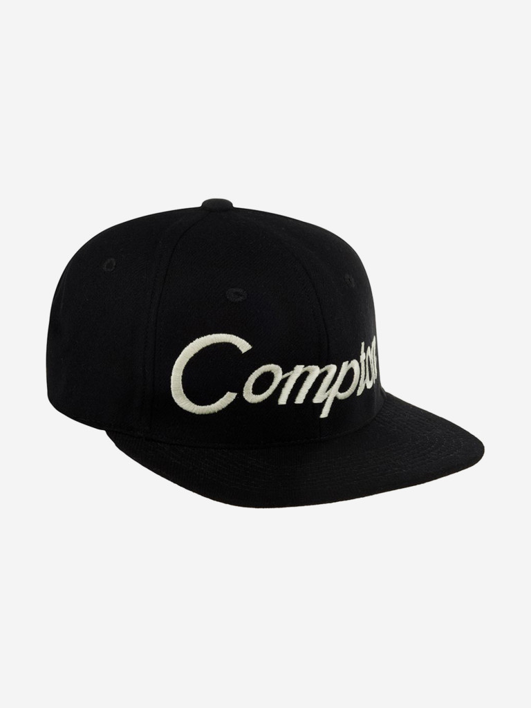Бейсболка с прямым козырьком HOOD 100-MWL002-CA012-BK Compton OG, CA (черный)
