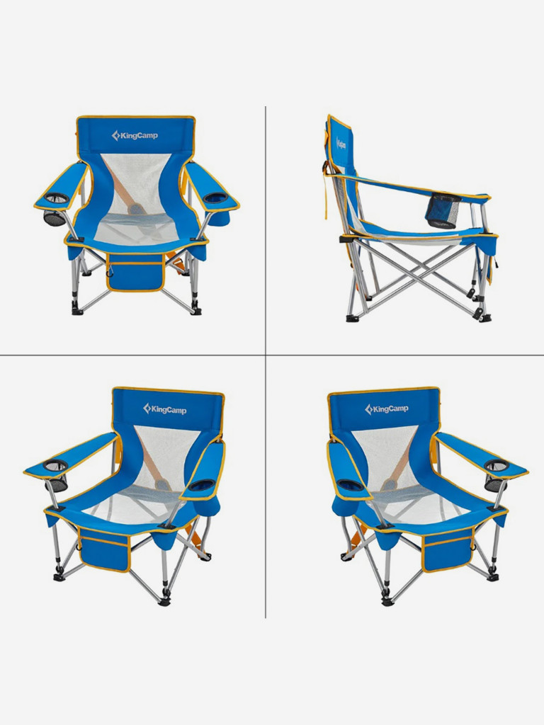 Кресло складное 2135 Larch Beech chair сталь, синий