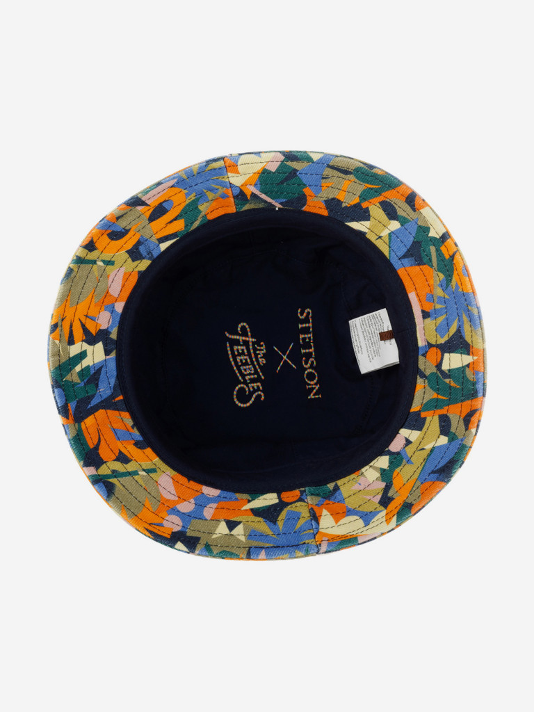 Панама STETSON 1811917 BUCKET COTTON PRINT STETSON X THE FEEBLES