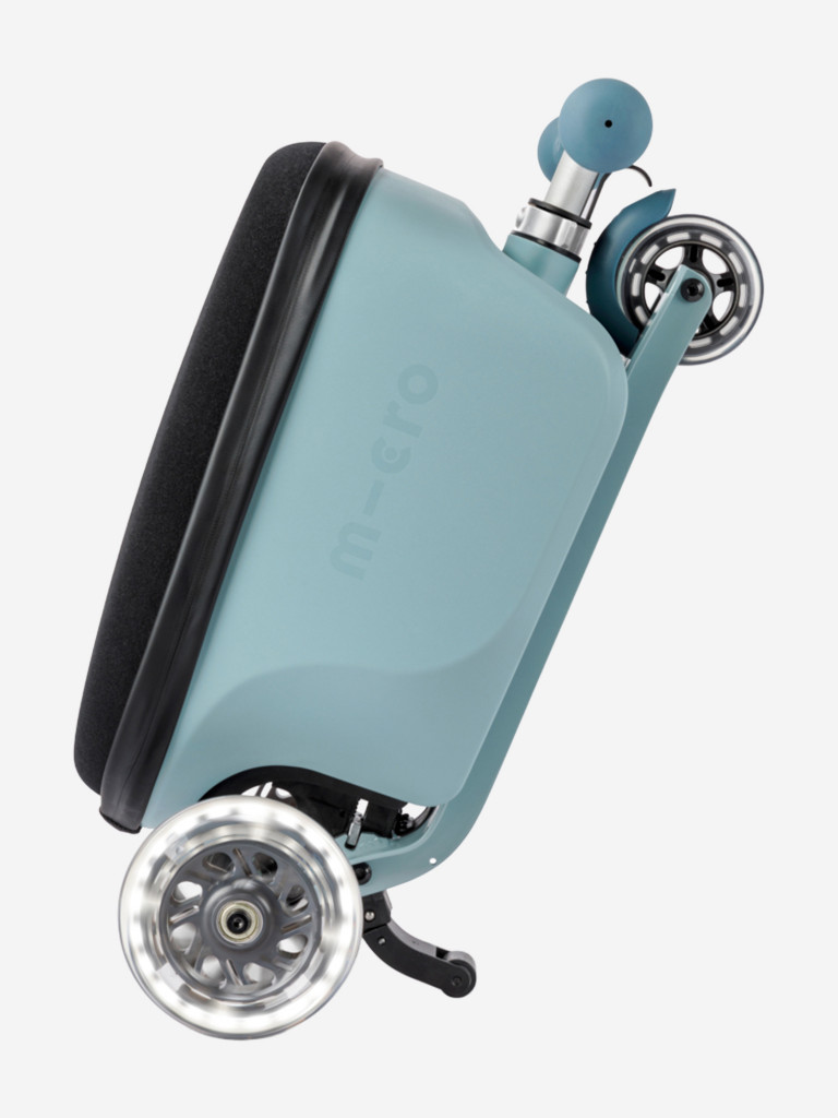 Чемокат для детей Micro Luggage Junior LEDс наклейками