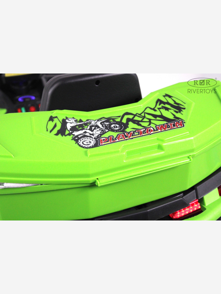 Детский электроквадроцикл RIVERTOYS Z111ZZ зеленый