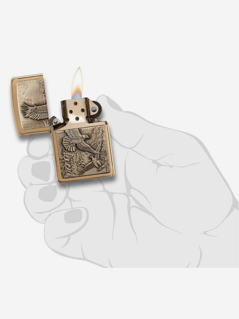Зажигалка бензиновая ZIPPO 20854 Soaring Eagles