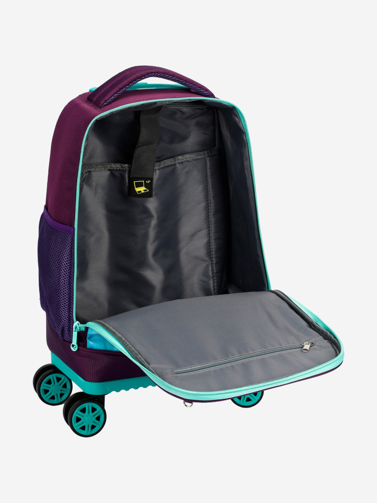 Чемодан детский BEYOND TIME D09 Девушка в наушниках фиолетовый