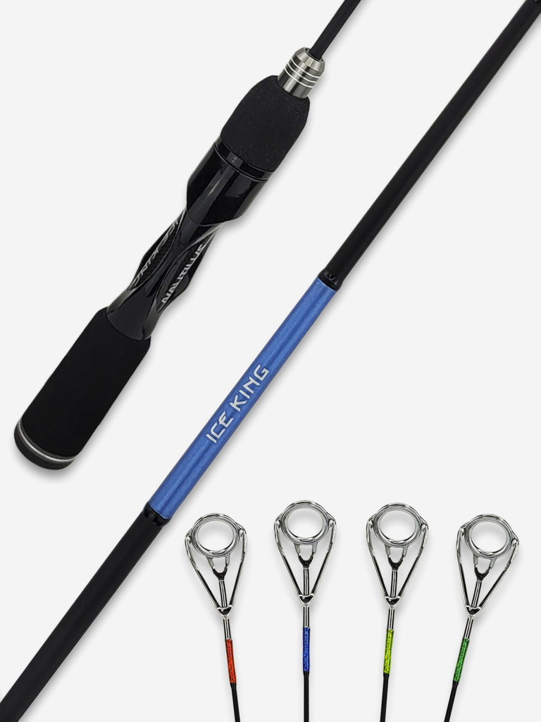 Зимняя удочка Nautilus ICE KING RODS (набор вершинок ML, MH, H, XH) 1+4sec, в тубусе