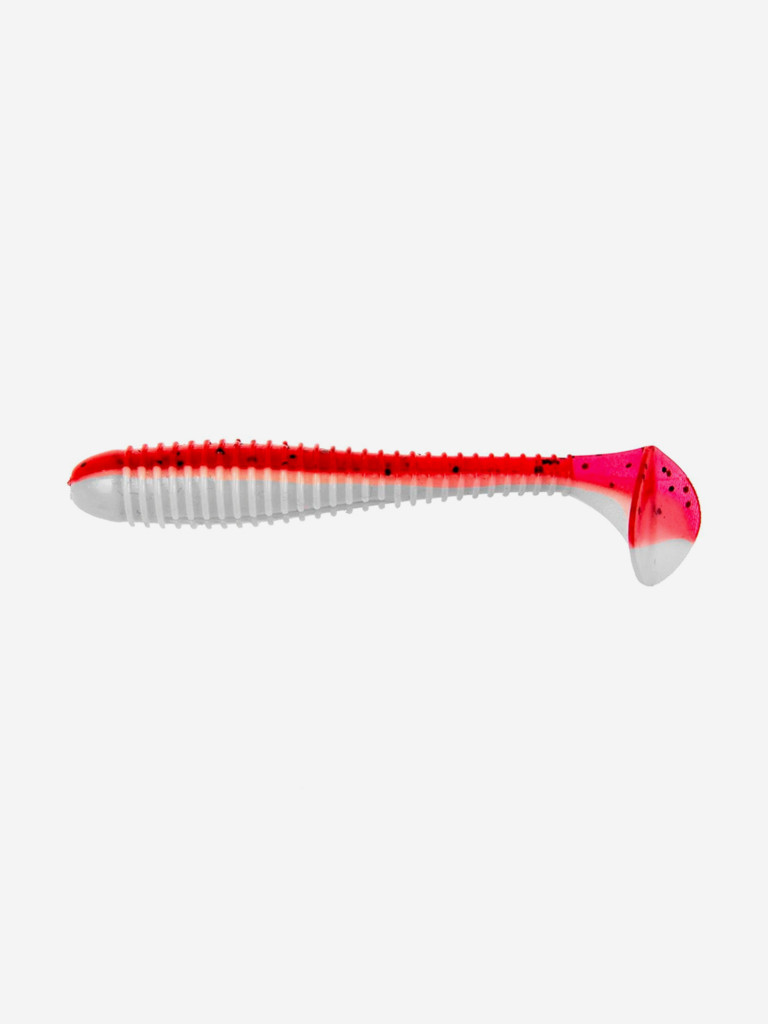Мягкая приманка Helios Catcher, 3,55'' / 9 см, Red & White, 30 шт (HS-2-003-N-30)
