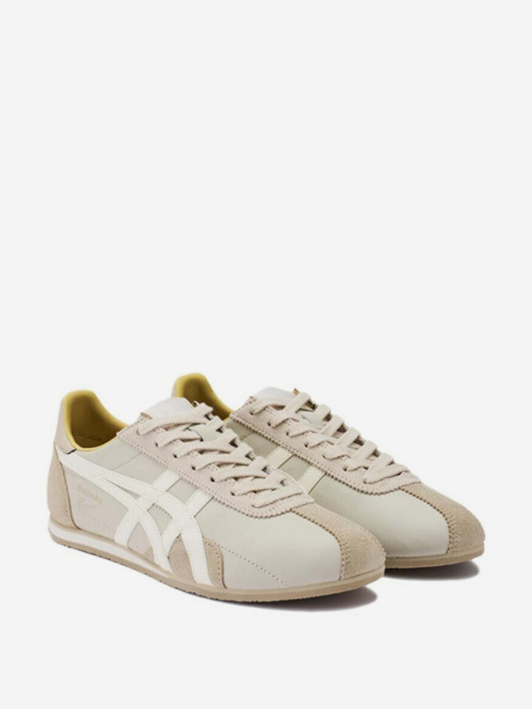 Onitsuka Tiger Runspark Anti-Slip And Wear-Resistant Lightweight Low-Top Casual Shoes Unisex Beige