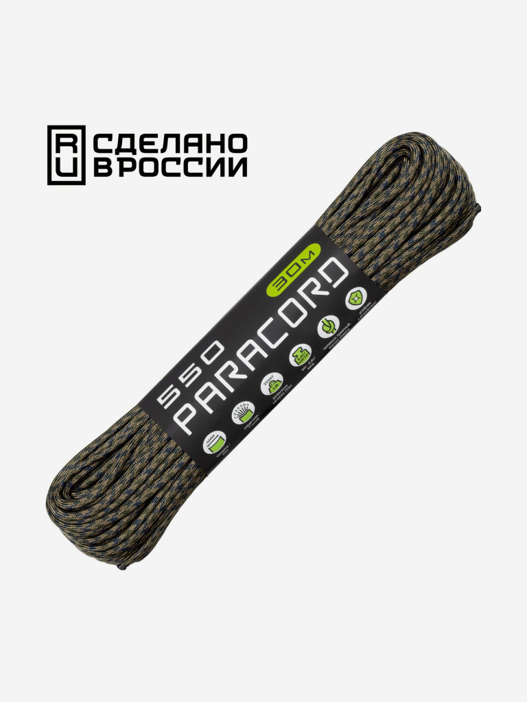 Паракорд 550 CORD nylon 30м RUS (multi camo)