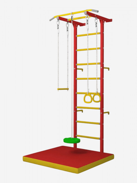 Детская шведская стенка WestSport LITE Красно-желтая