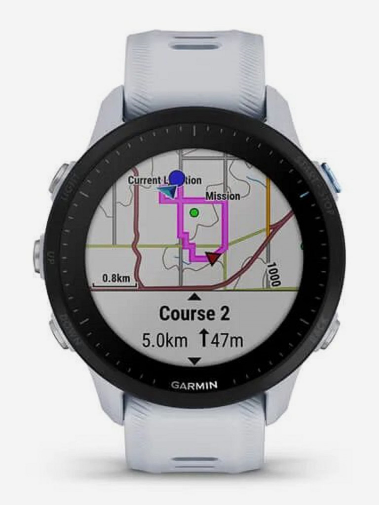 Часы Garmin Forerunner 955 Non Solar с белым ремешком 010-02638-31