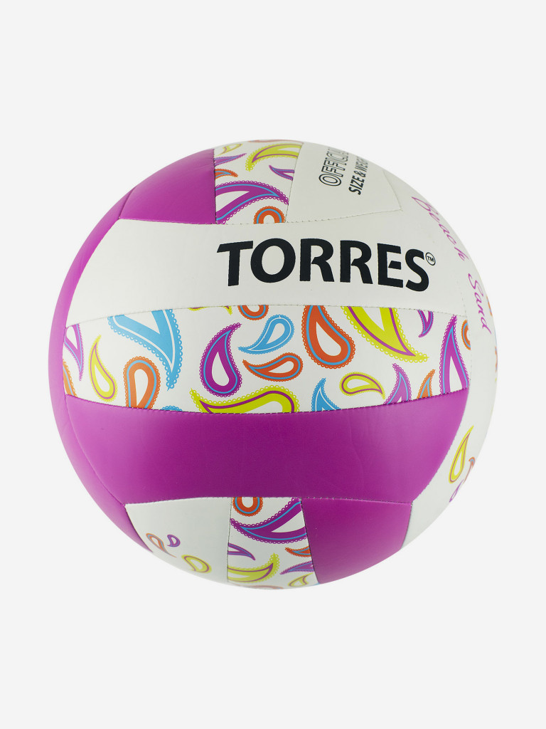 Мяч для пляжного волейбола Torres Beach Sand Pink арт.V32085B р.5