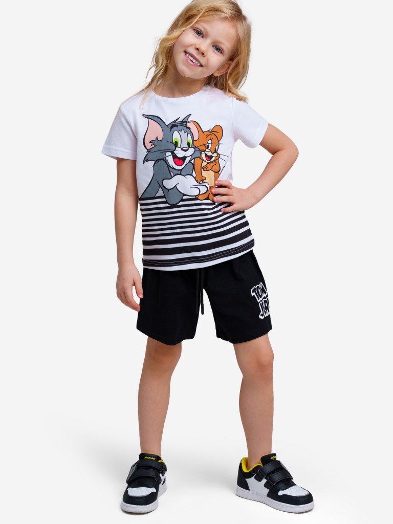 Комплект Playtoday для девочки: футболка, шорты