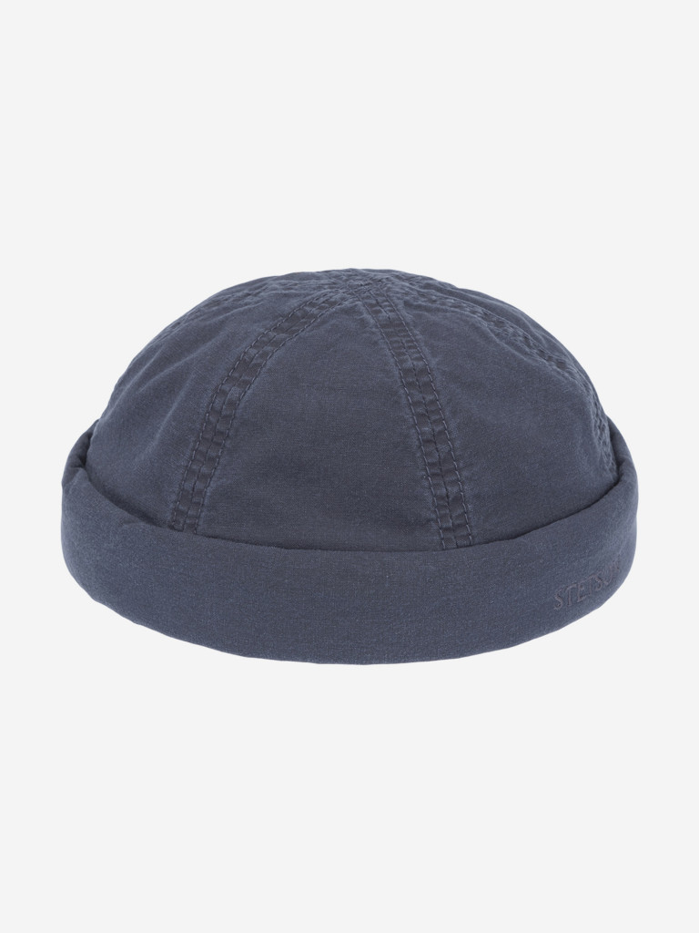 Шапка докер STETSON 8821107 DOCKER DELAVE ORGANIC COTTON (синий)