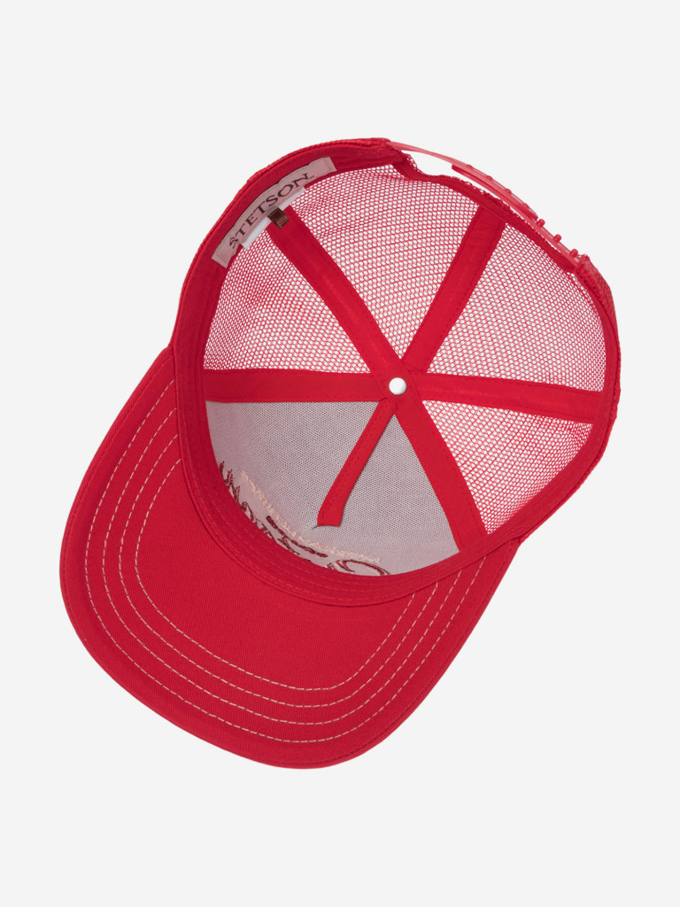 Бейсболка с сеточкой STETSON 7751171K TRUCKER CAP AMERICAN HERITAGE CLASSIC (красный)