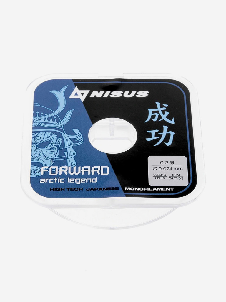 Леска для рыбалки Nisus FORWARD ARCTIC LEGEND Nylon 0,074мм, 50м, 0,55кг, прозрачный