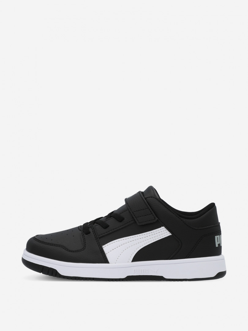 фото Кеды детские puma rebound layup lo sl v ps, черный